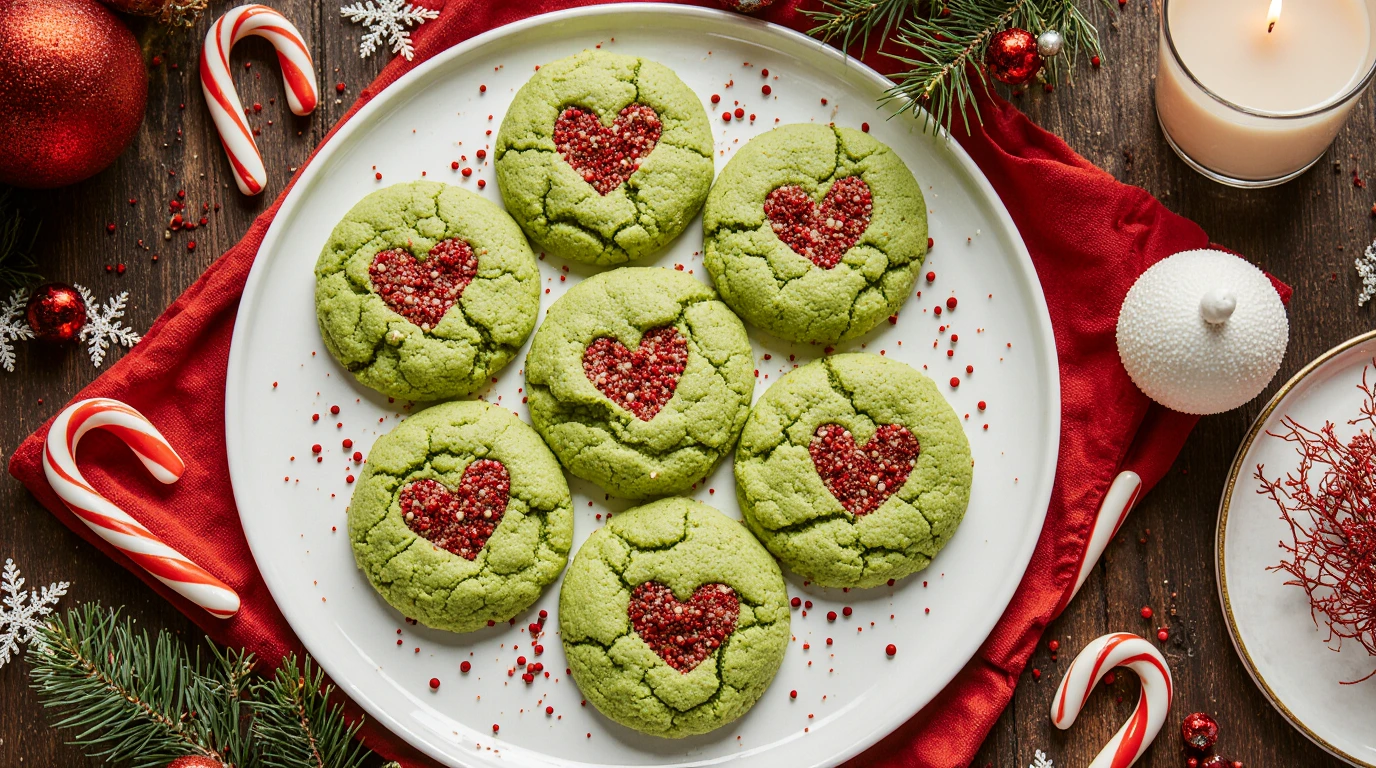 Grinch Cookies: How to make it under 30-Min