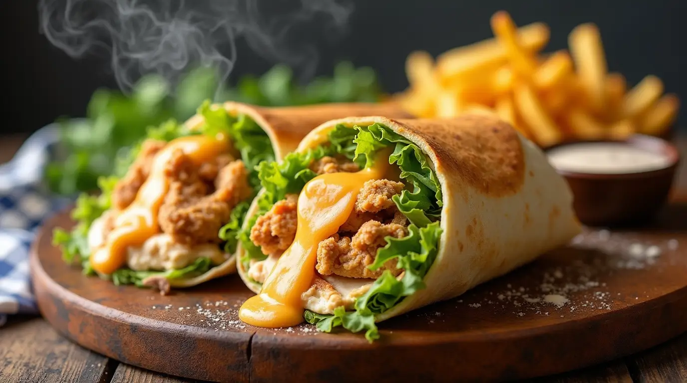 Cheesy Chicken Wrap