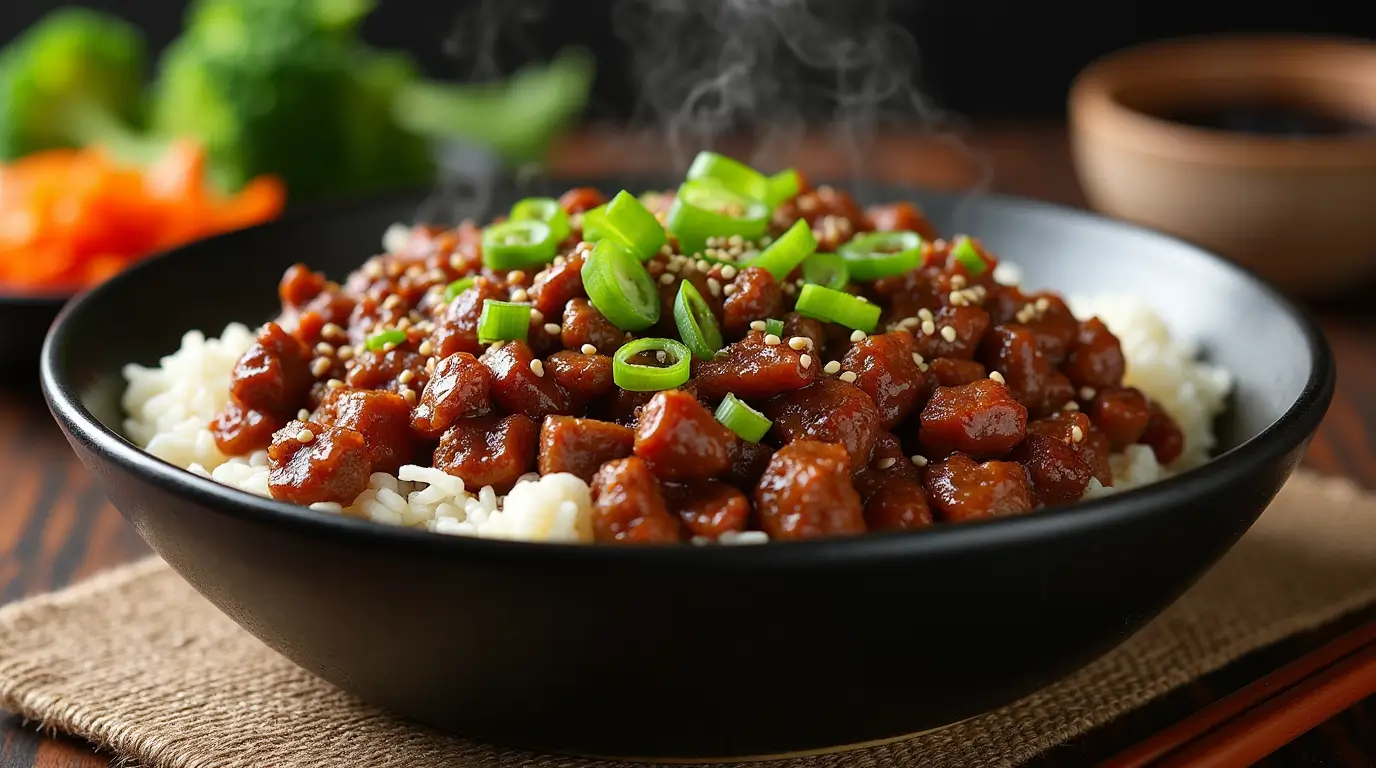 Korean Ground Beef Bowl