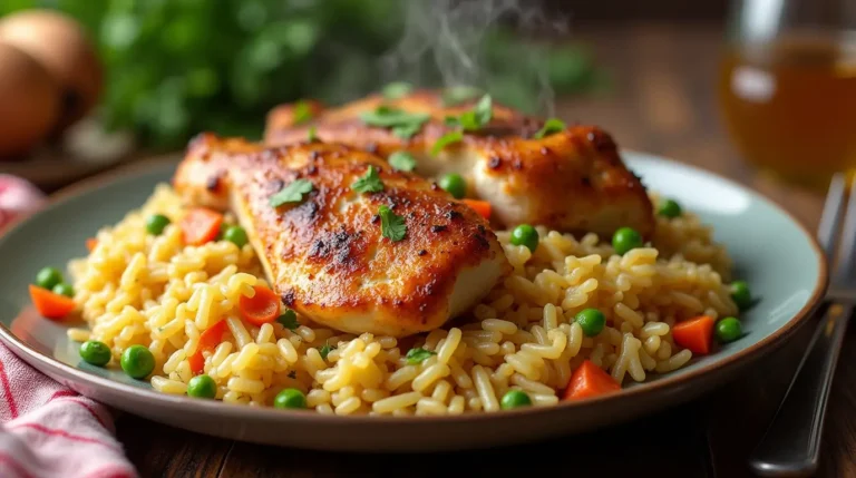 Oven Baked Chicken and Rice