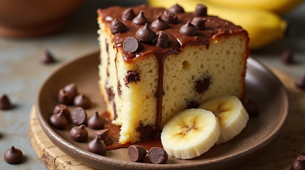 Banana Chocolate Chip Cake