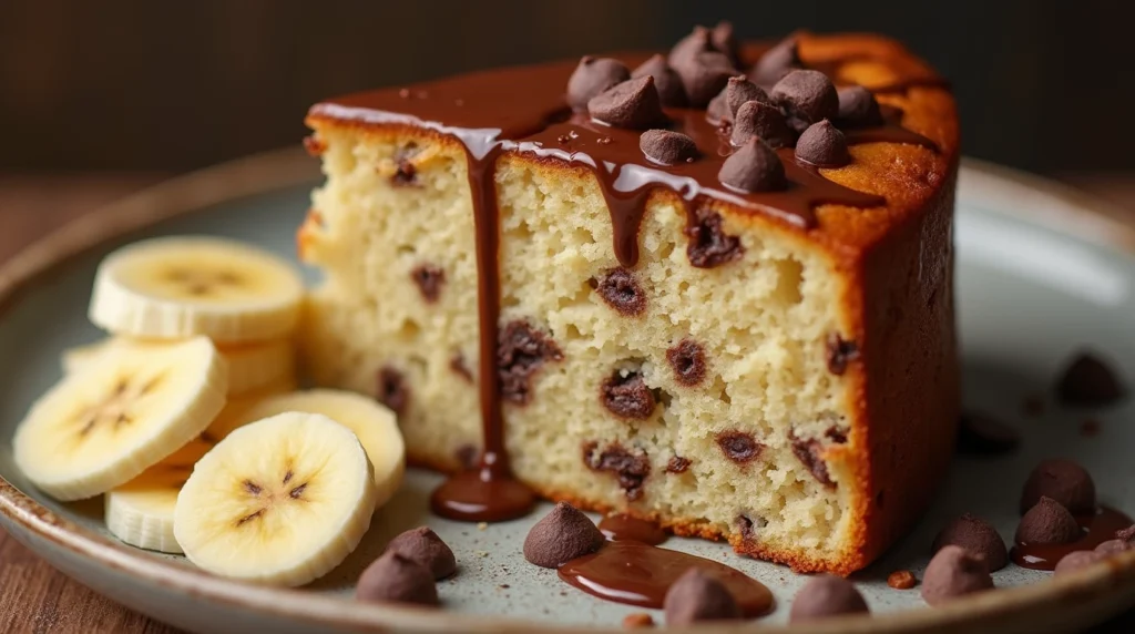 Banana Chocolate Chip Cake