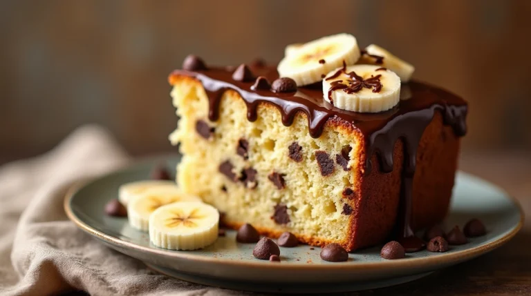 Banana Chocolate Chip Cake