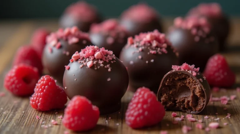 Chocolate Raspberry Truffles