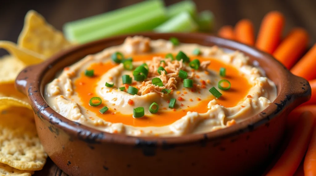 Cottage Cheese Buffalo Chicken Dip