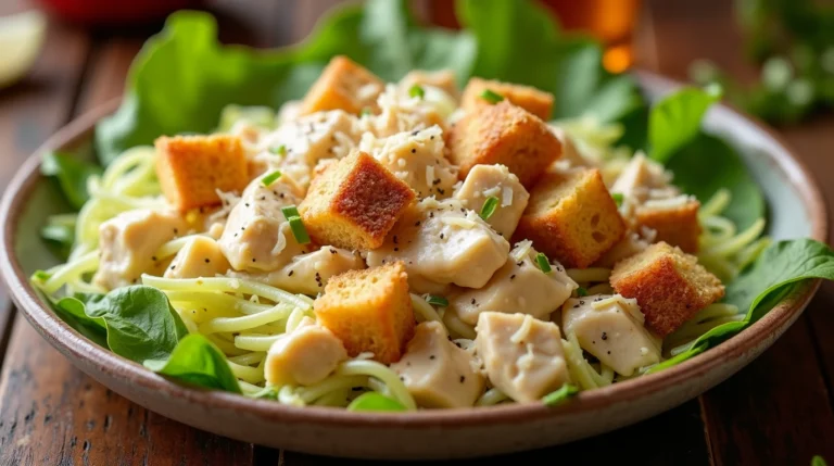 Creamy Caesar Diced Chicken