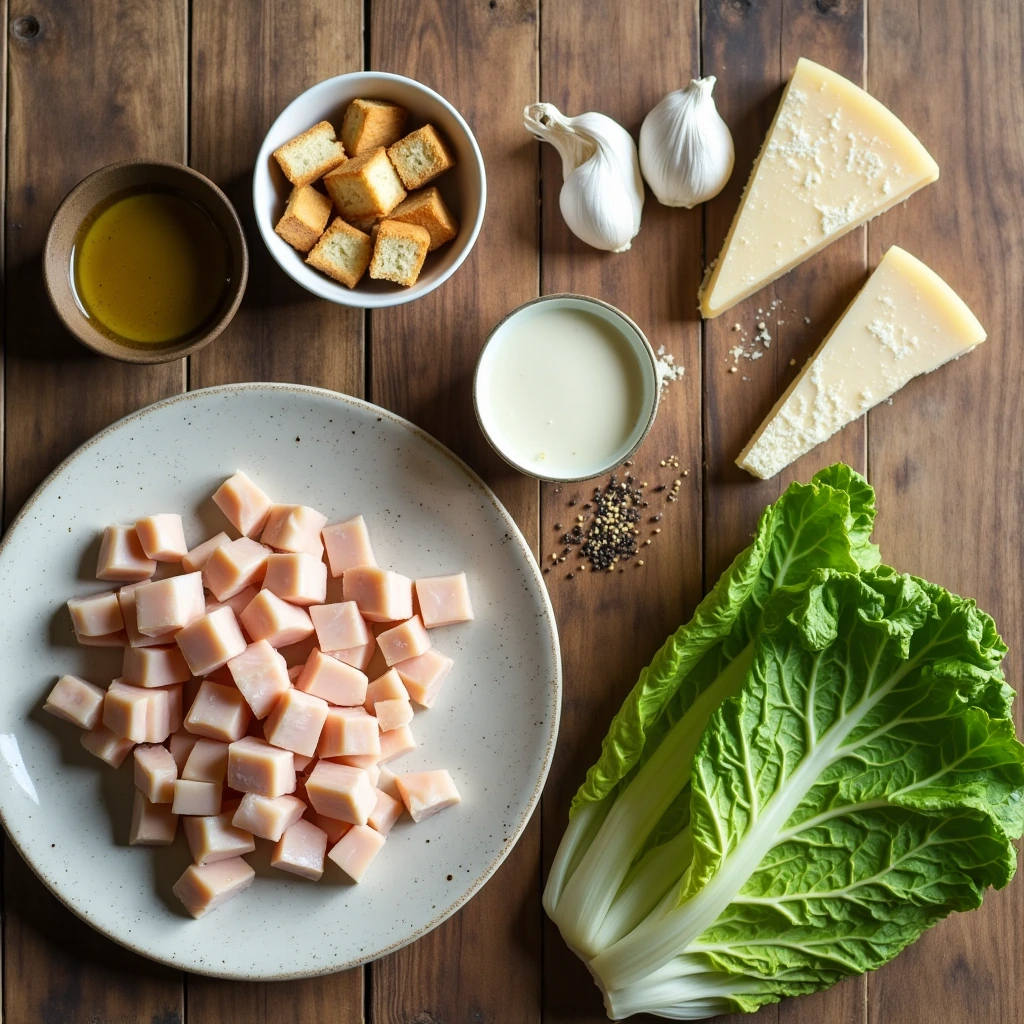 Creamy Caesar Diced Chicken