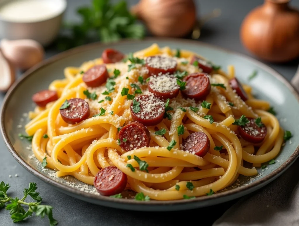 Creamy Smoked Sausage Pasta