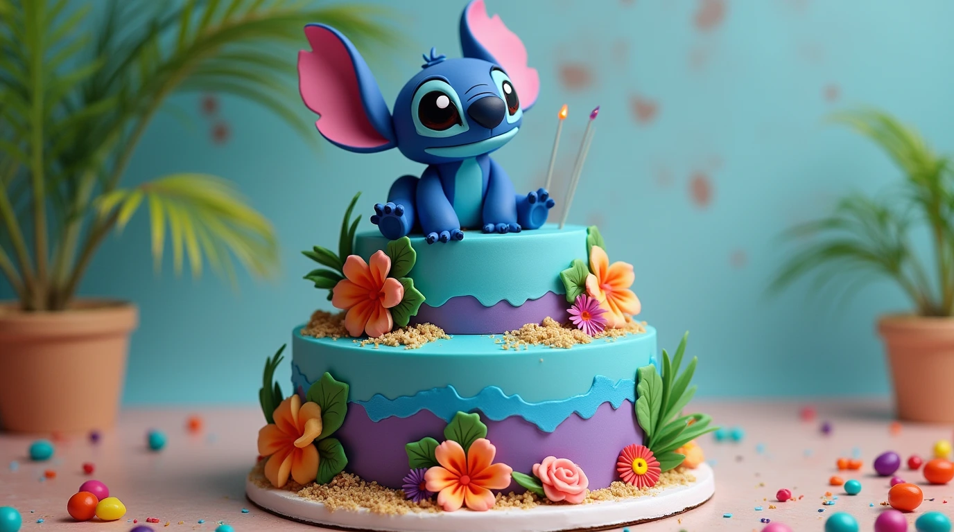 Stitch Birthday Cake