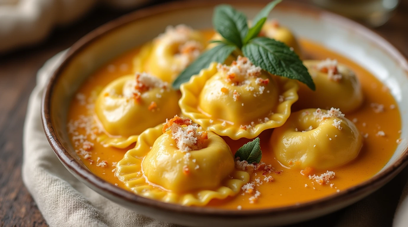 butternut squash ravioli sauce