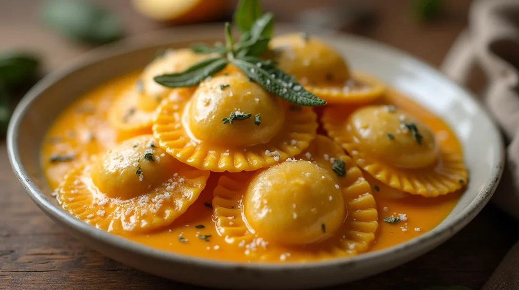 butternut squash ravioli sauce