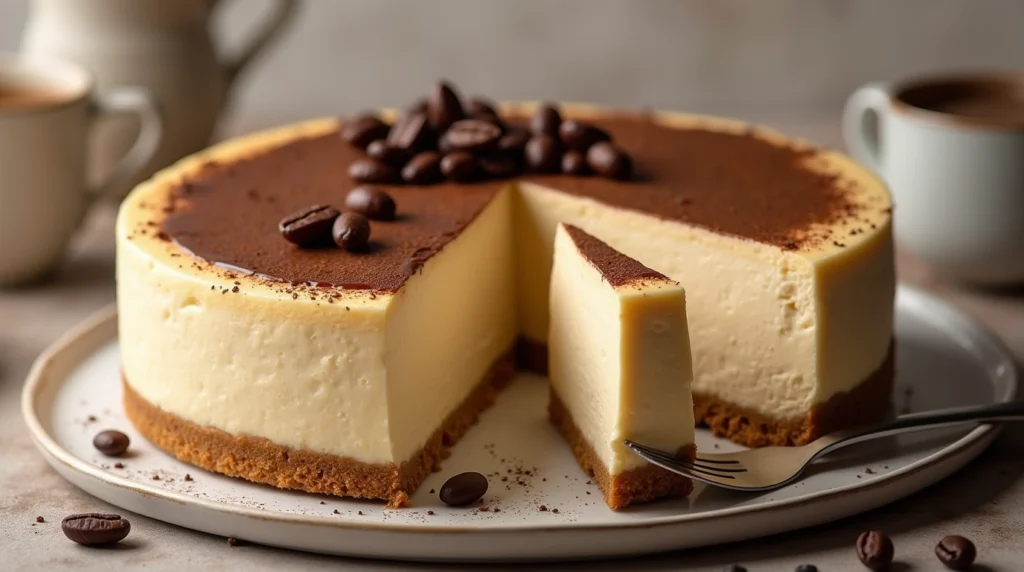 Creamy Coffee Cheesecake Recipe