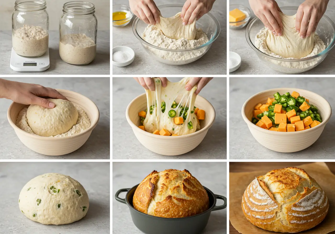 Jalapeno Cheddar Sourdough