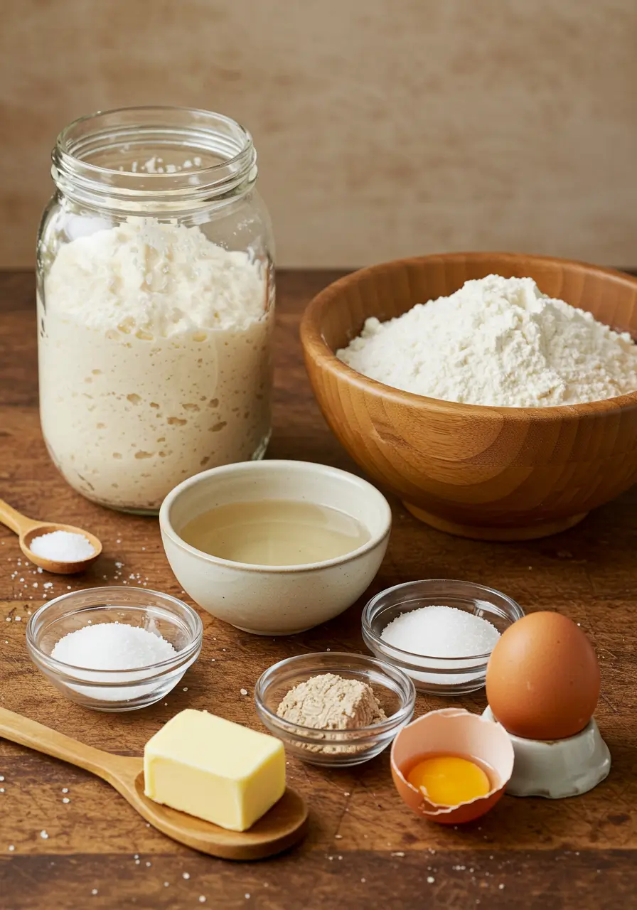 Sourdough Discard Hamburger Buns