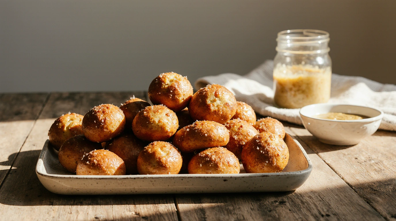sourdough discard pretzel bites