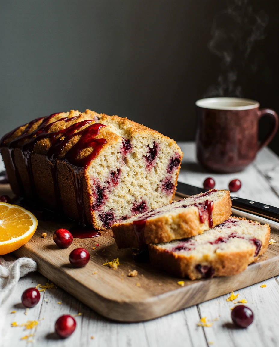Cranberry Orange Loaf Cake