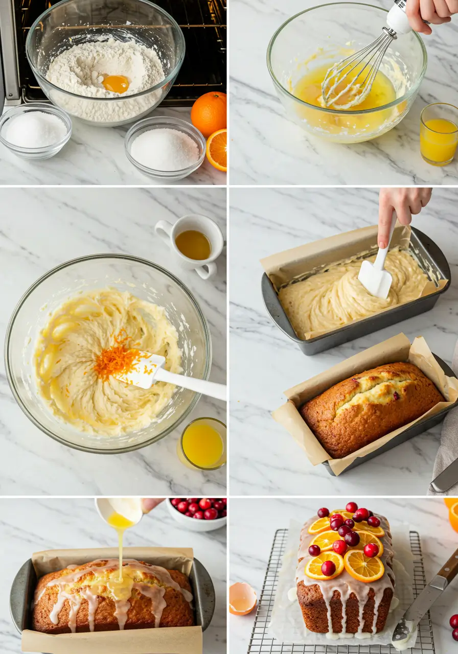 Cranberry Orange Loaf Cake