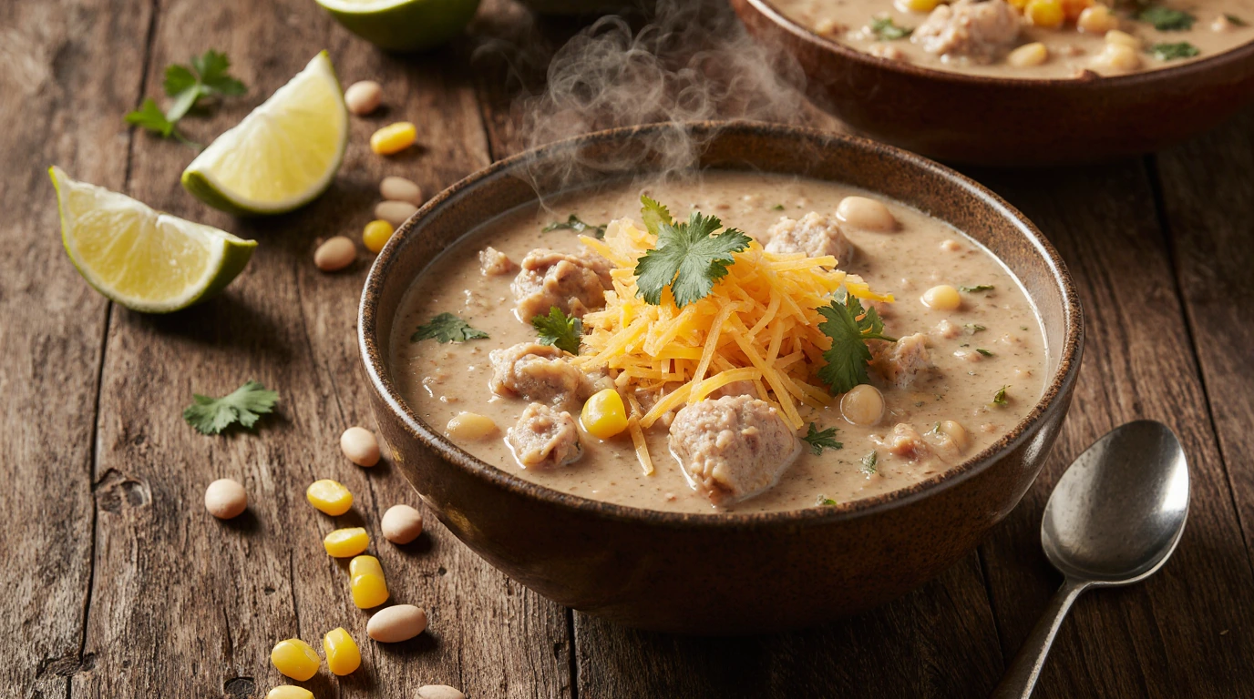 Crockpot White Chicken Chili