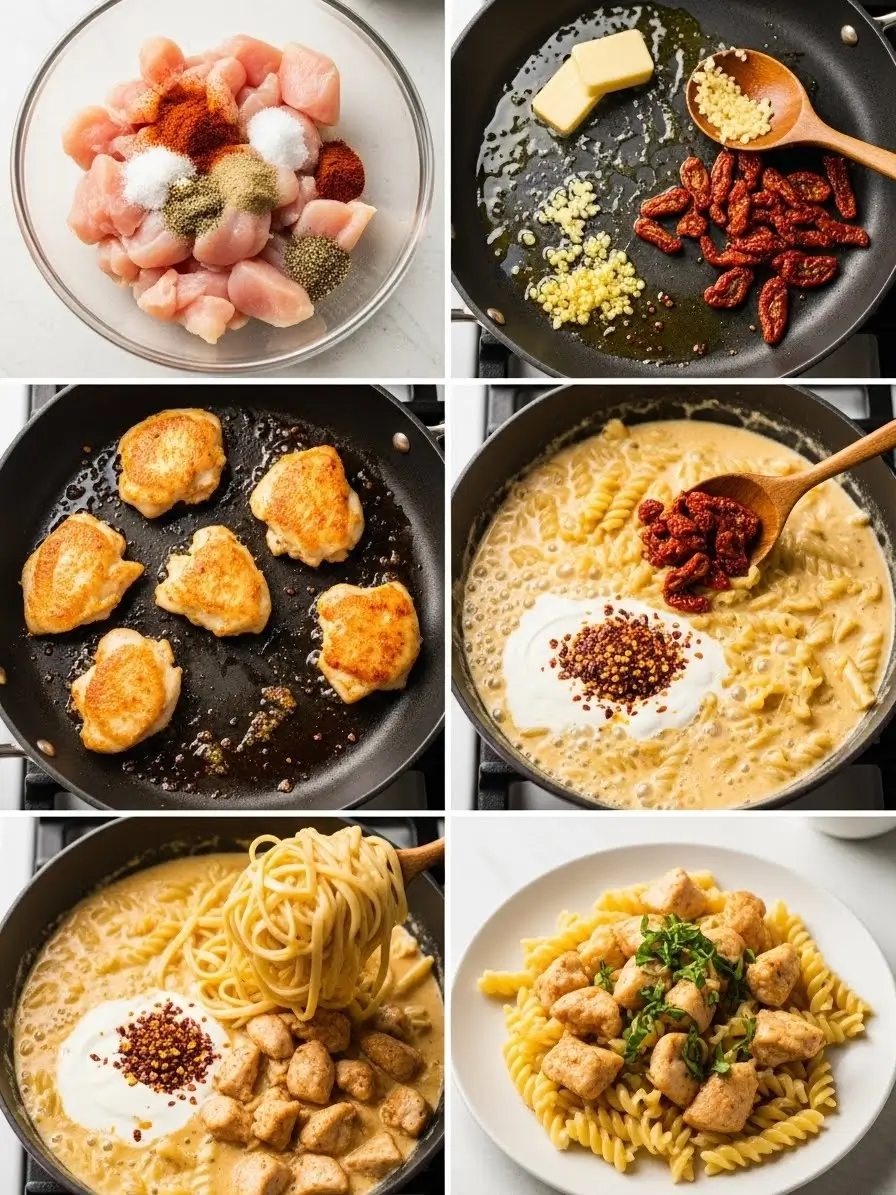 Marry Me Chicken Pasta