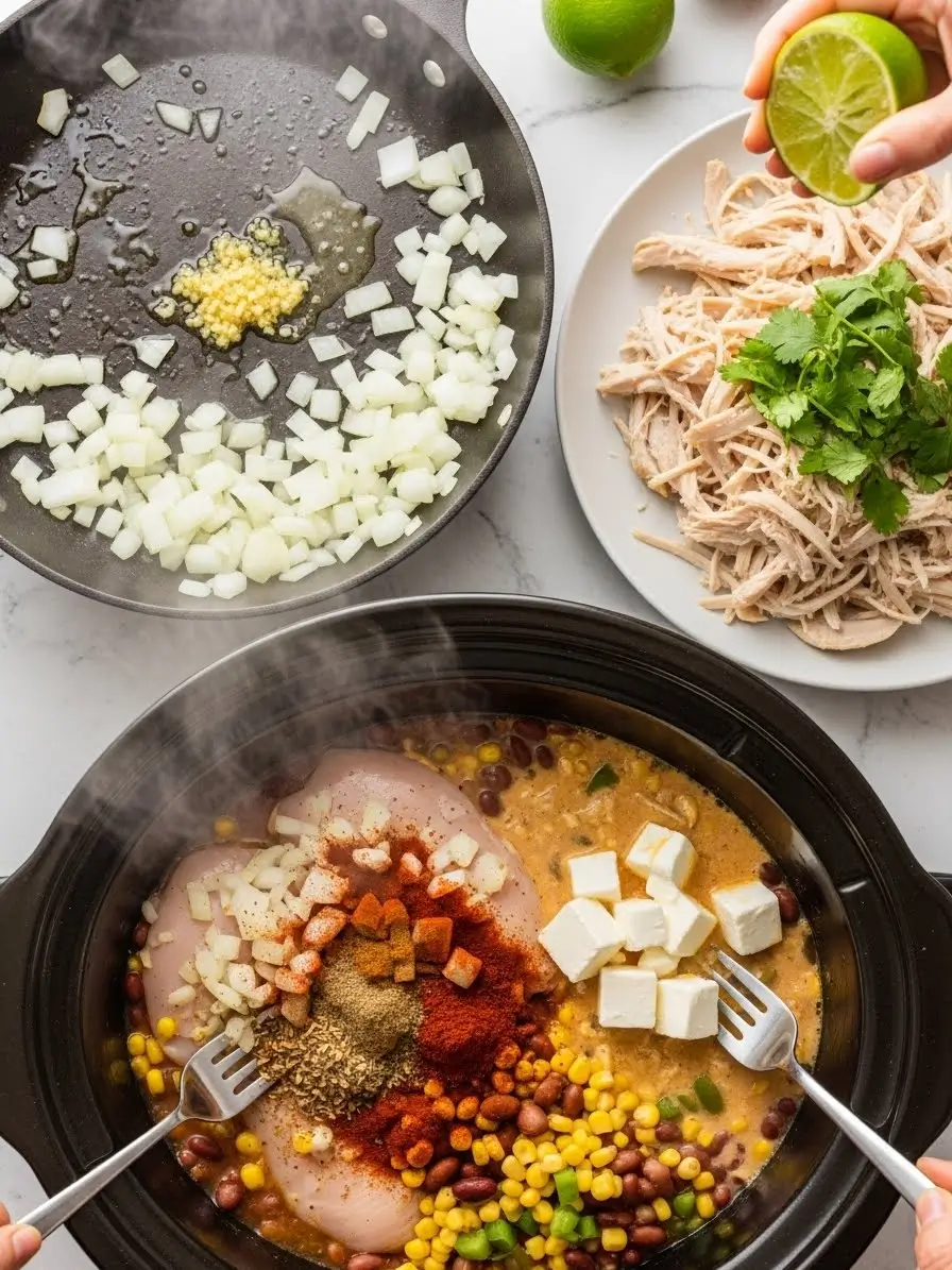 Crockpot White Chicken Chili