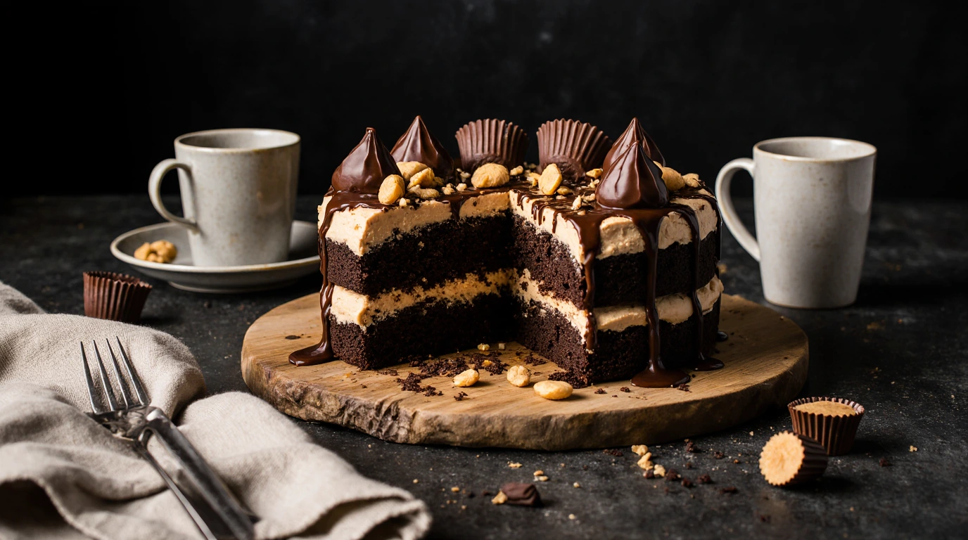 Cake with Reese's