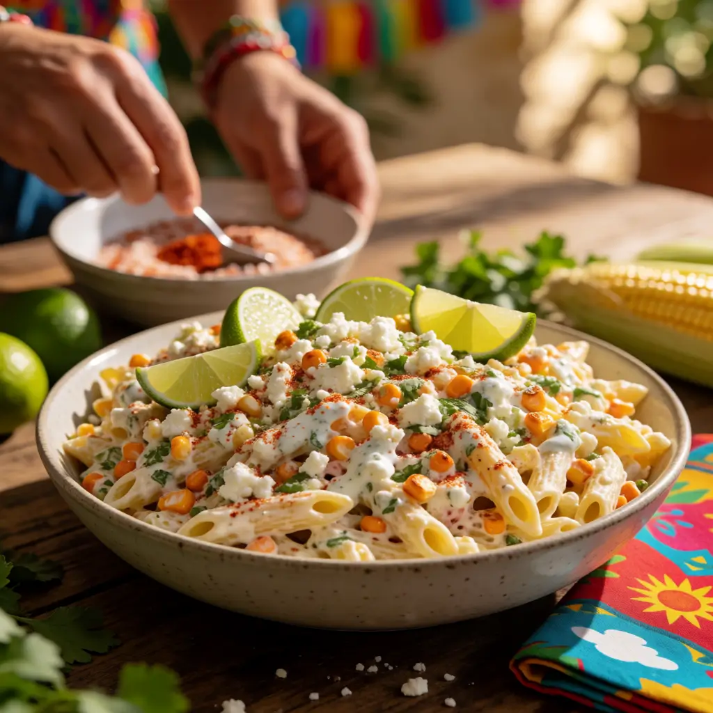 Mexican Street Corn Pasta Salad