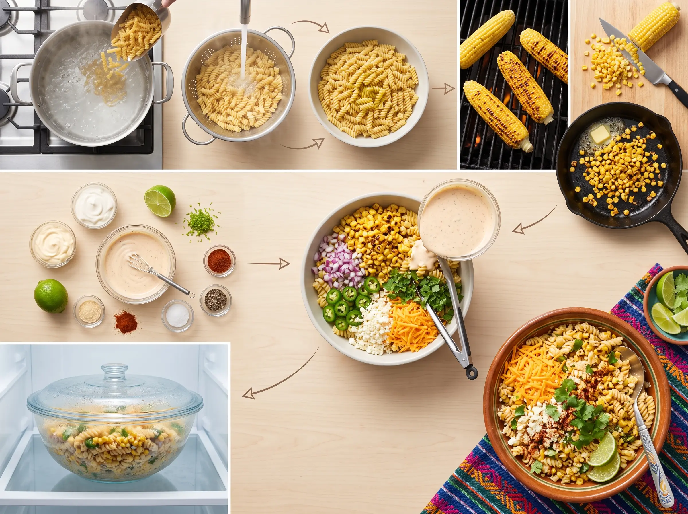 Mexican Street Corn Pasta Salad
