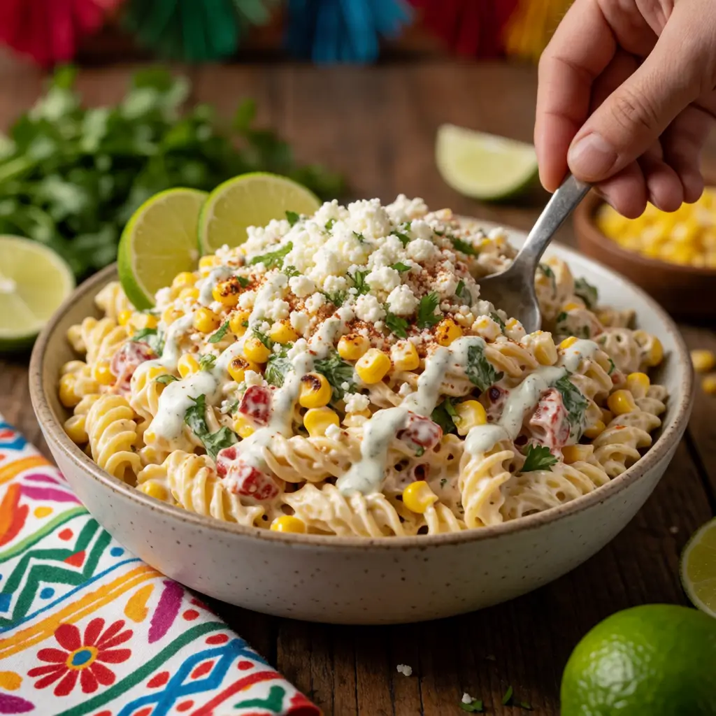 Mexican Street Corn Pasta Salad